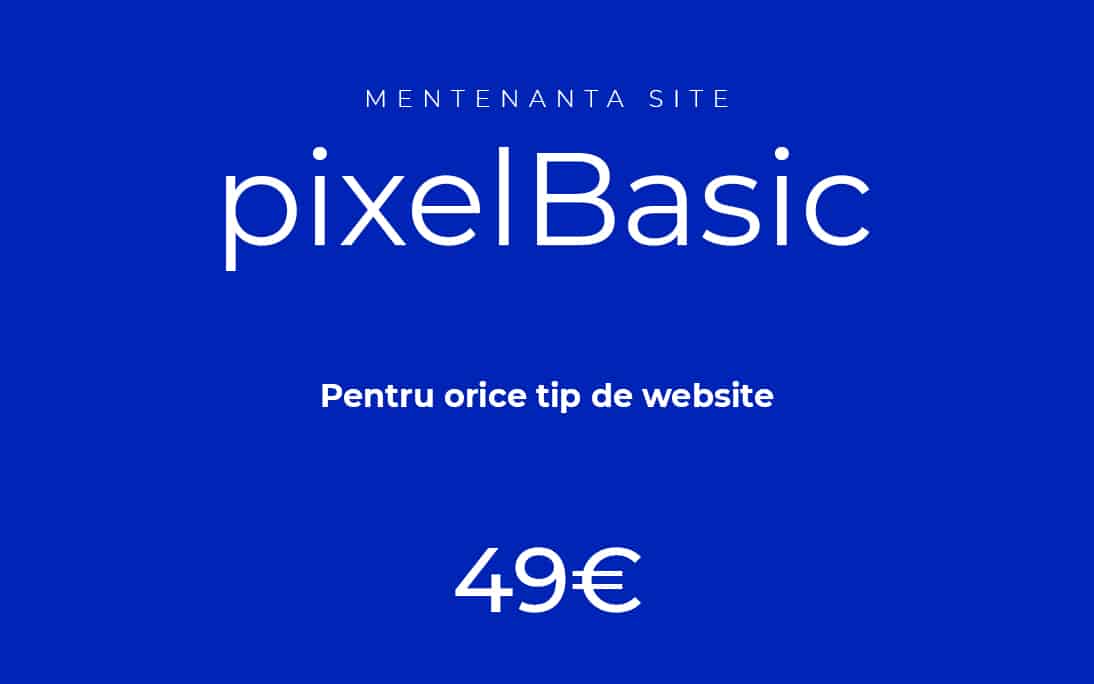 pixelbasic-mentenanta